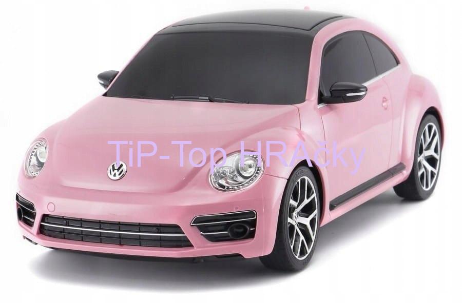 Autíčko Volkswagen Beetle 1:14 ružová