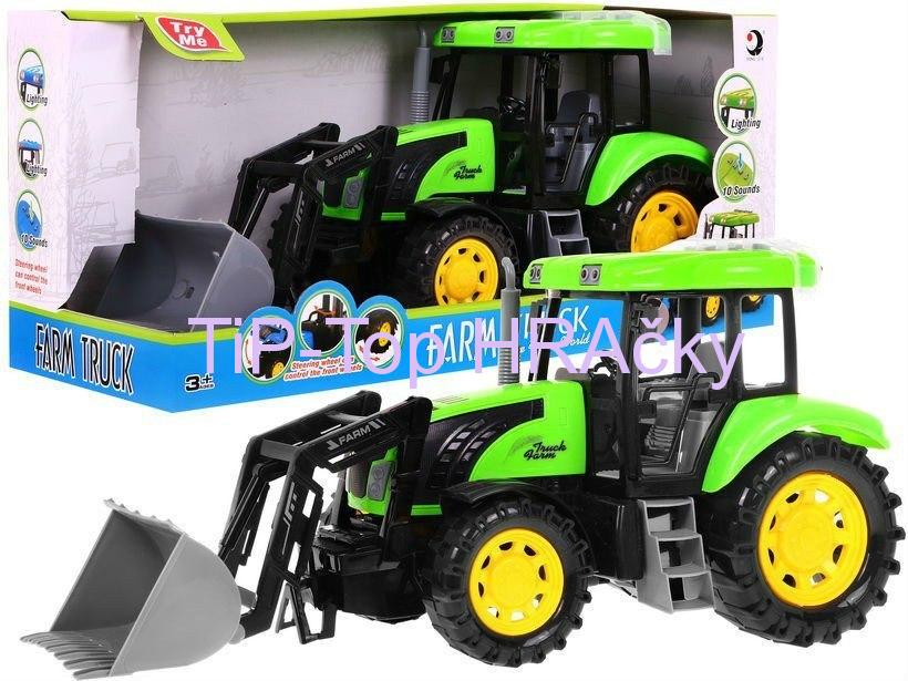 Traktor Farm zelený