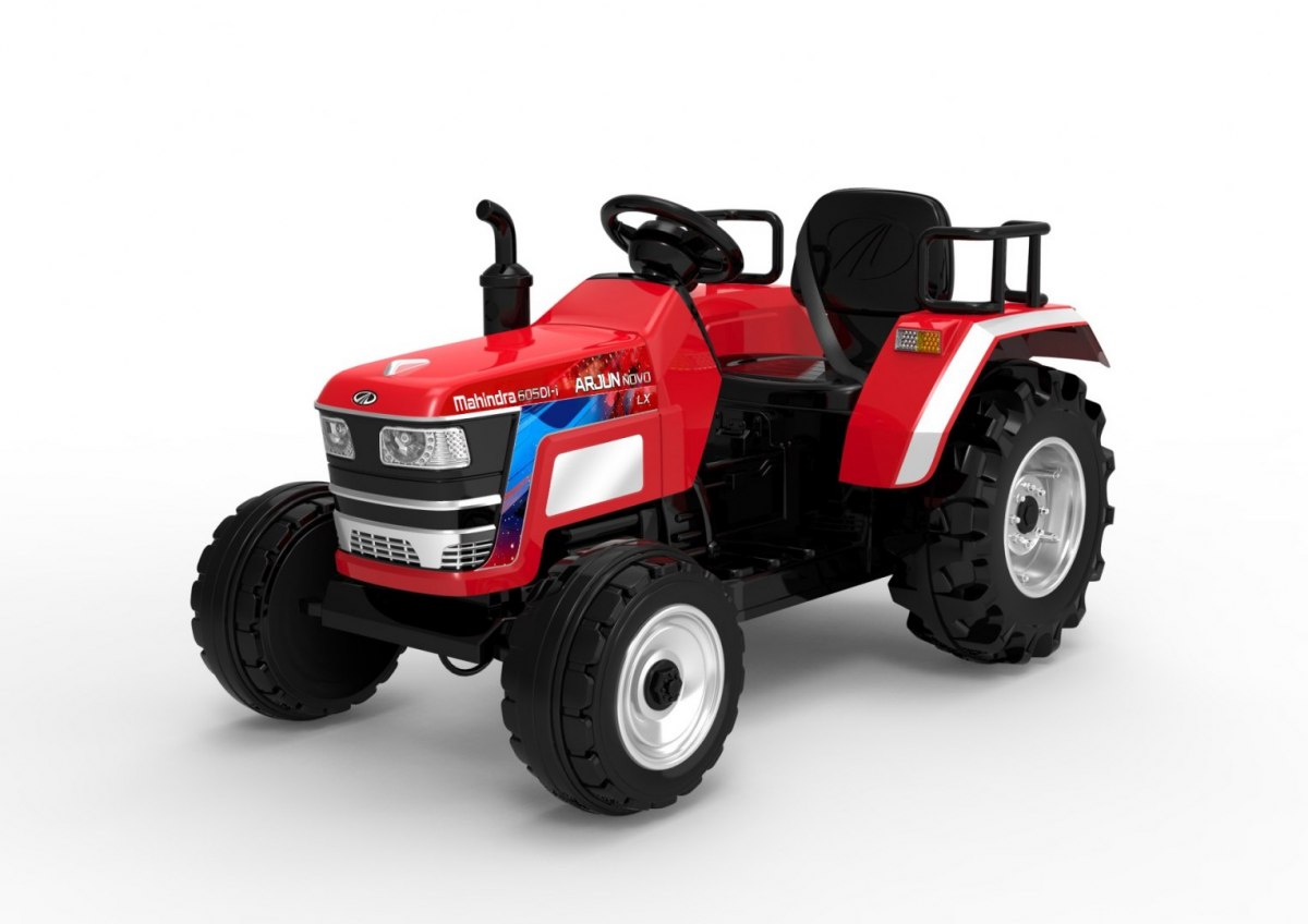 Elektrický traktor MAHINDRA červená