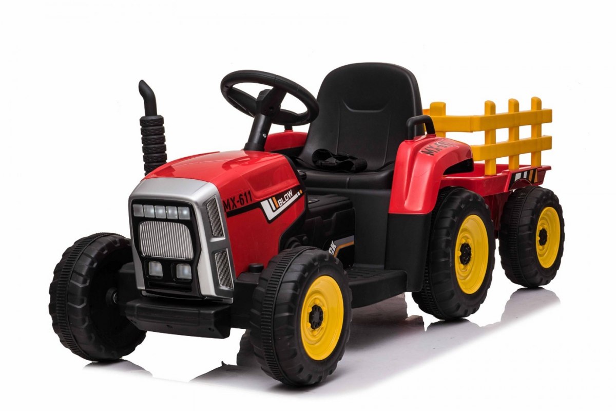 Elektrický traktor BLOW červená