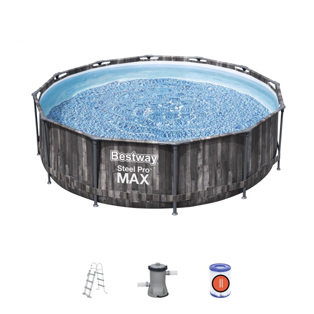 Záhradný bazén Frame Pool 12FT 366x100 cm Steel Pro Max BESTWAY