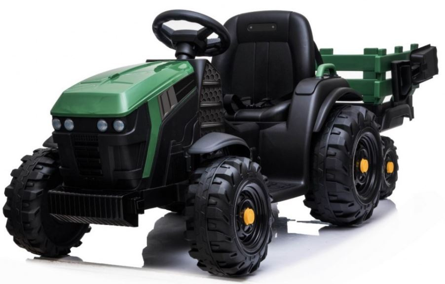 Traktor Titanium s vlečkou zelená