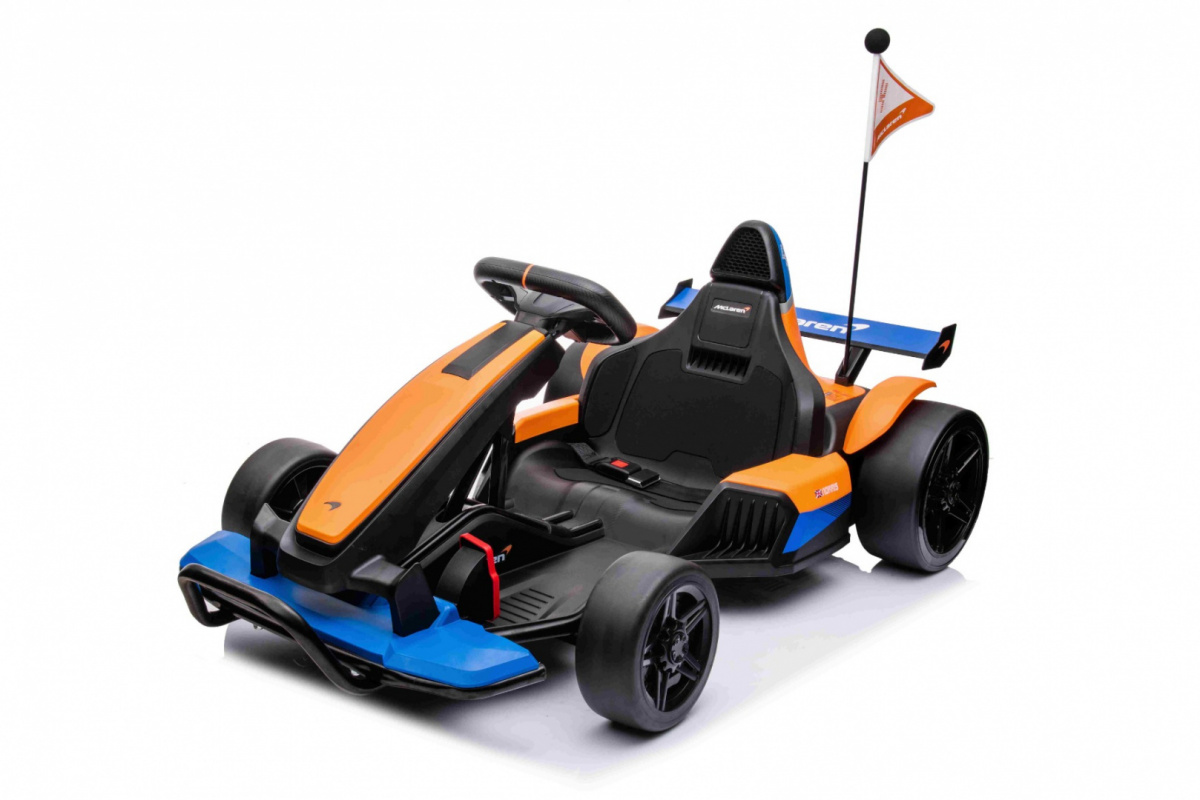 Motokára Go-kart McLaren Drift oranžová