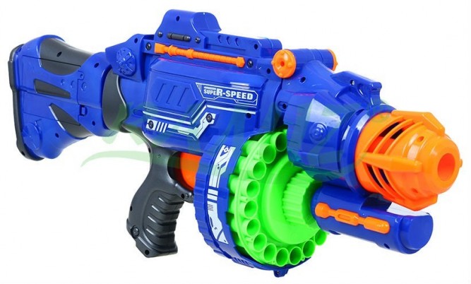 Poloautomatická puška Blaze Storm - modrá