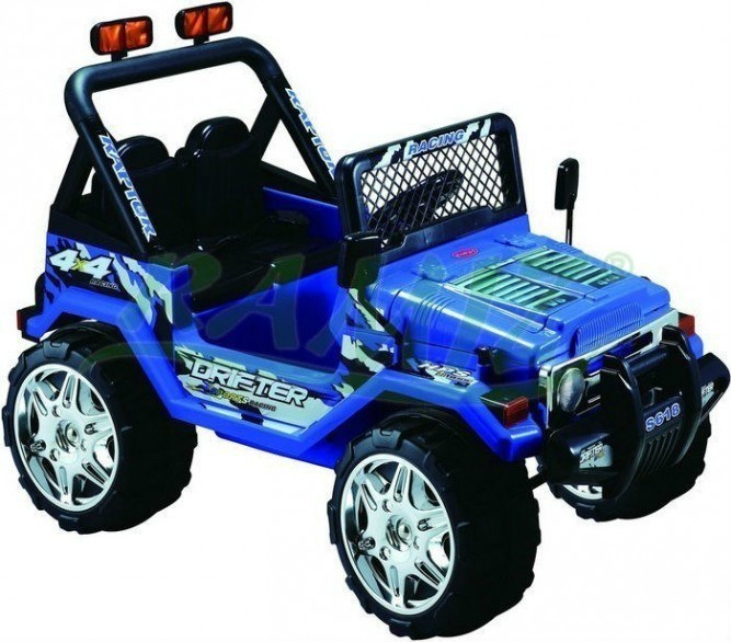 Raptor EVA modrá motor 2x45W+batéria 2x6V