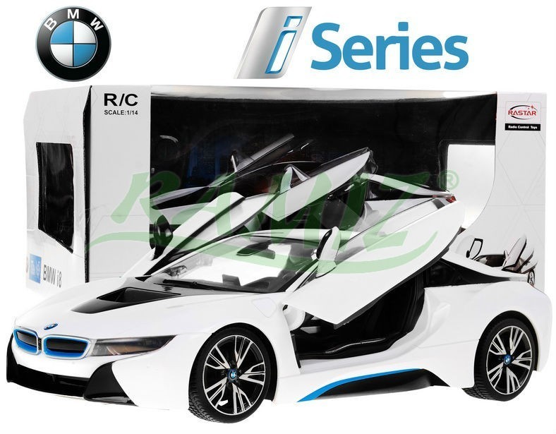 BMW I8 USB 1:14 biele