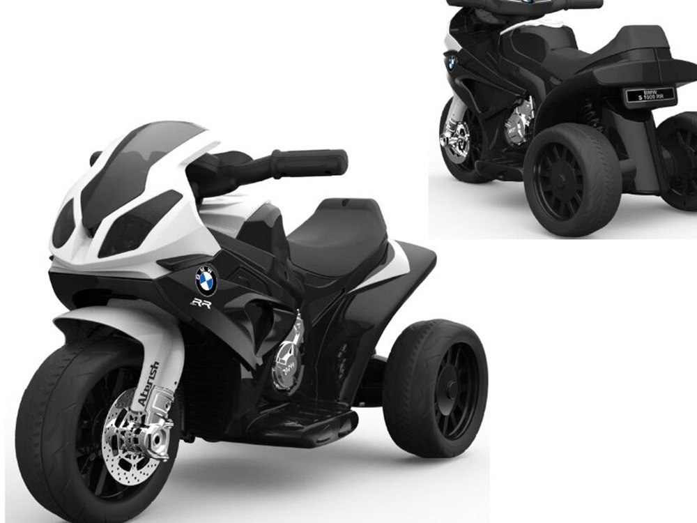 Elektrická motorka BMW biela