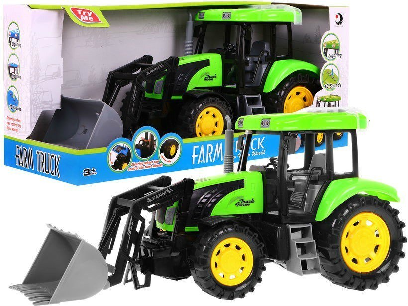 Traktor Farm zelený