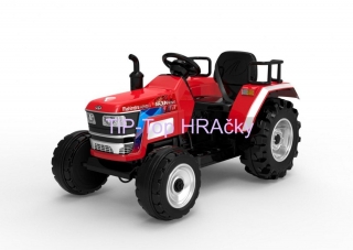 Elektrický traktor MAHINDRA červená