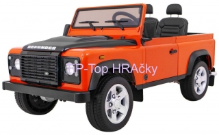 Elektrické autíčko Land Rover DEFENDER oranžová