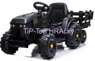 Traktor Titanium s vlečkou čierna