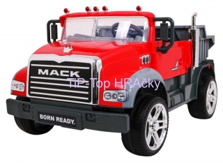 Elektrický kamión MACK červená 