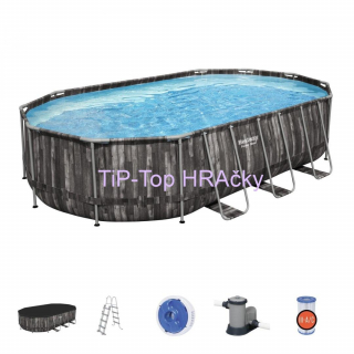 Frame Pool 20FT / 610 x 366 x 122 cm Power Steel BESTWAY