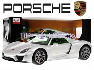 PORSCHE 918 SPYDER 1:14 strieborné