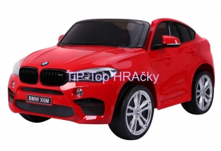 Elektrické autíčko BMW X6M - červená