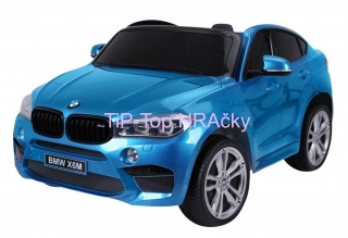 Elektrické autíčko BMW X6M - modrá metalíza