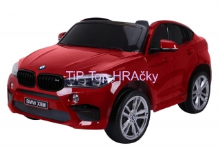 Elektrické autíčko BMW X6M - červená metalíza