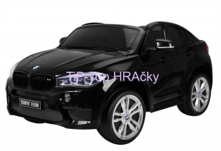 Elektrické autíčko BMW X6M - čierna metalíza