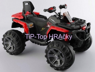 Elektrická štvorkolka Quad Maverick 4x4  červená